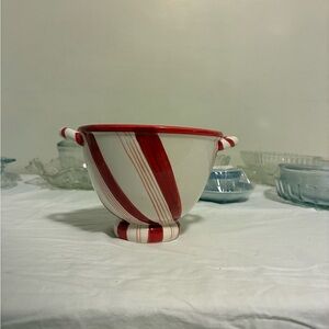 Candy Cane Bowl